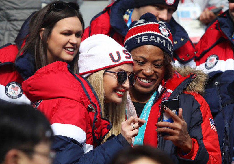 Иванка Трамп на Олимпиаде 