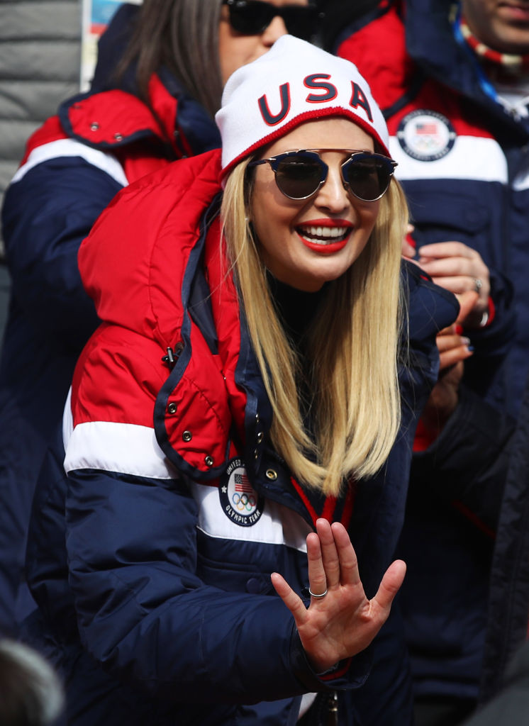 Иванка Трамп на Олимпиаде 