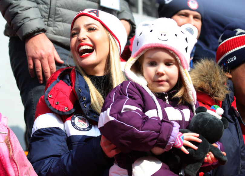 Иванка Трамп на Олимпиаде 