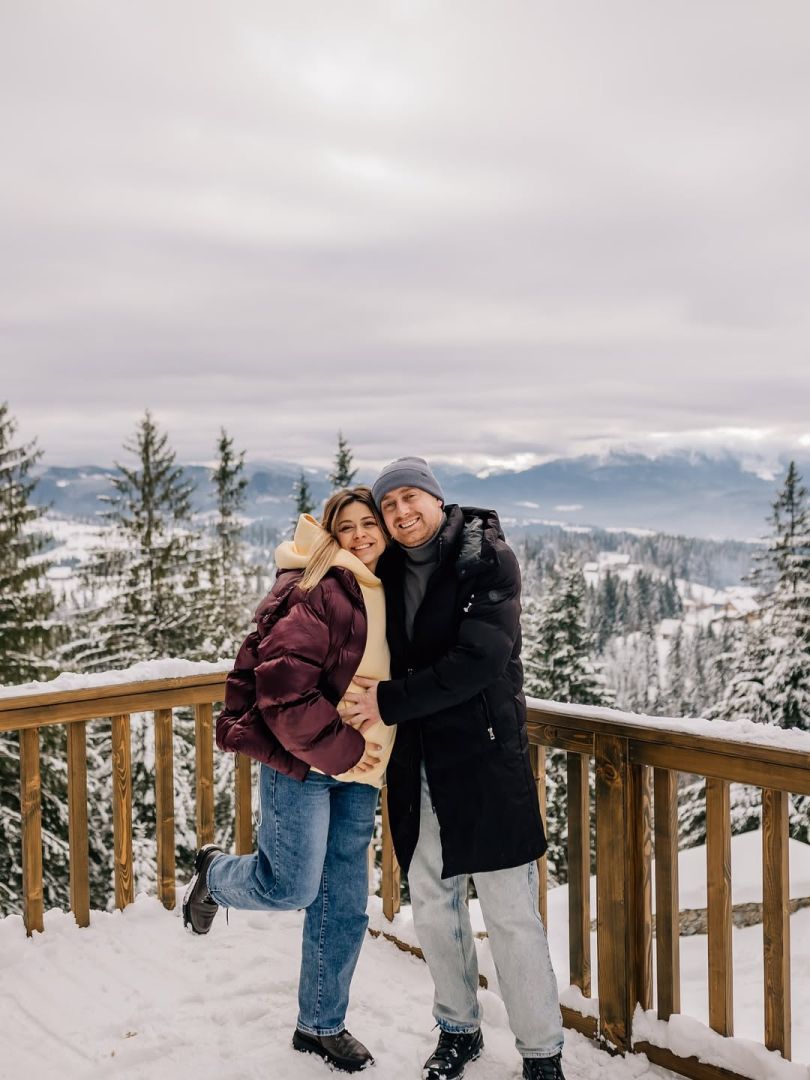 Зірка Ліги сміху Володимир Черняк і його вагітна дружина