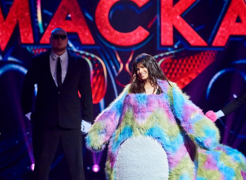 Циклоп на шоу Маска