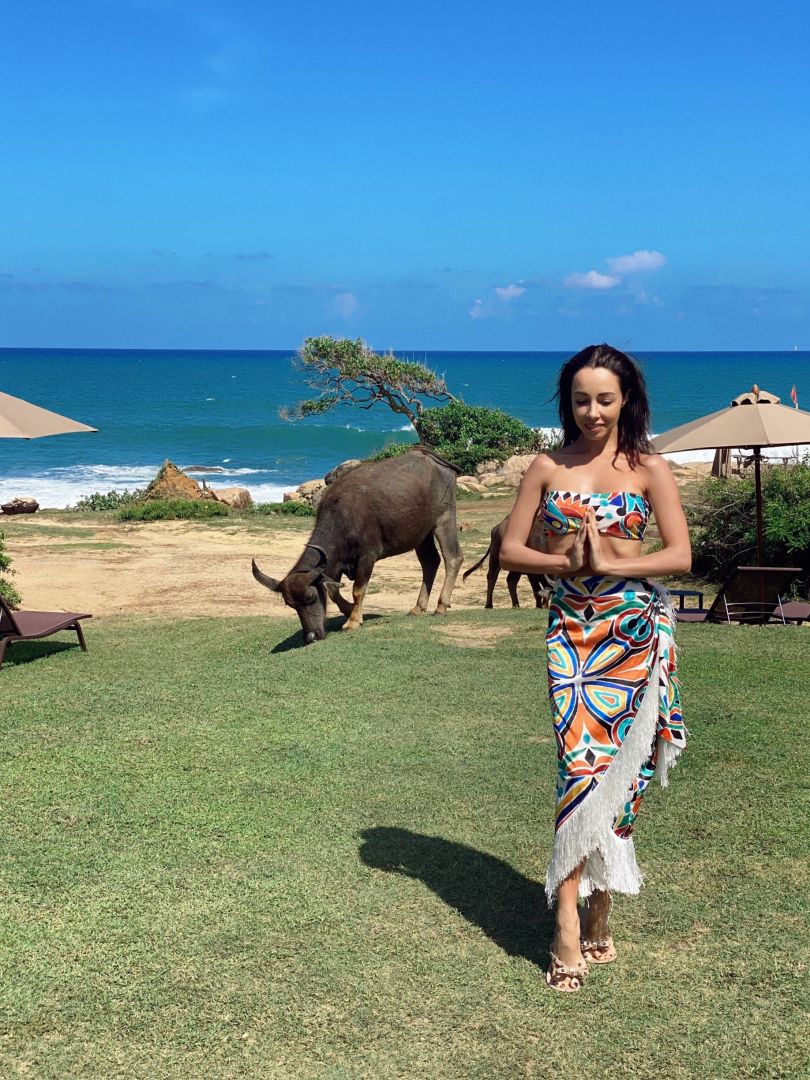 Екатерина Кухар отдыхает на Шри-Ланке