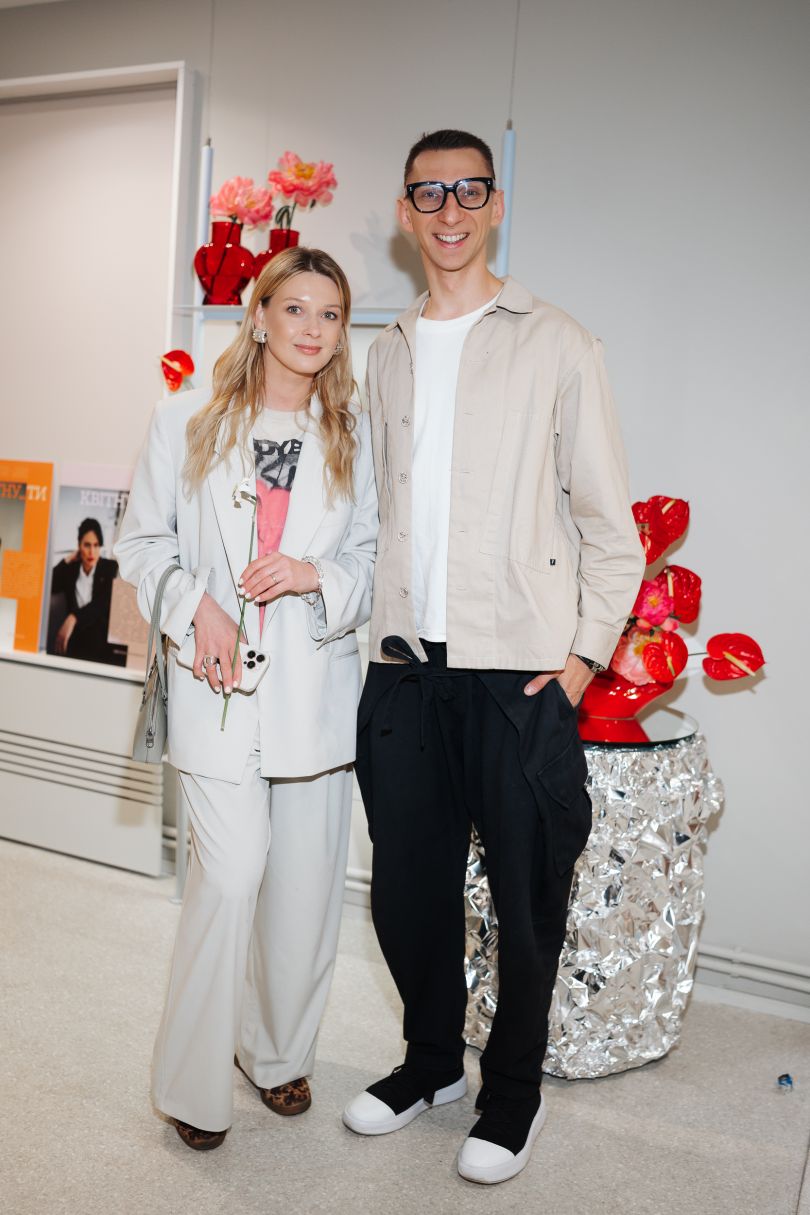 Любава Грєшнова і Вʼячеслав Соломка