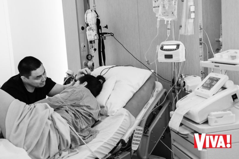 Іванна Онуфрійчук і її чоловік Алмаз у пологовому