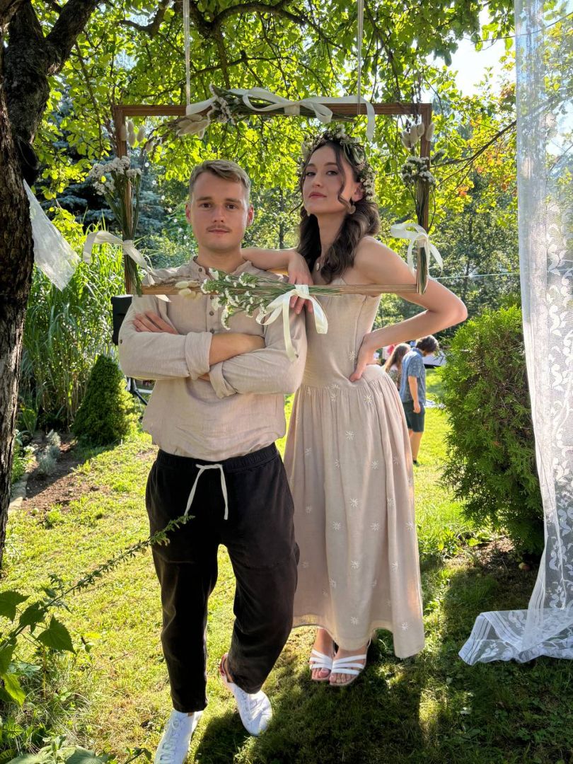 Олег Гоцуляк і його дівчина Дана