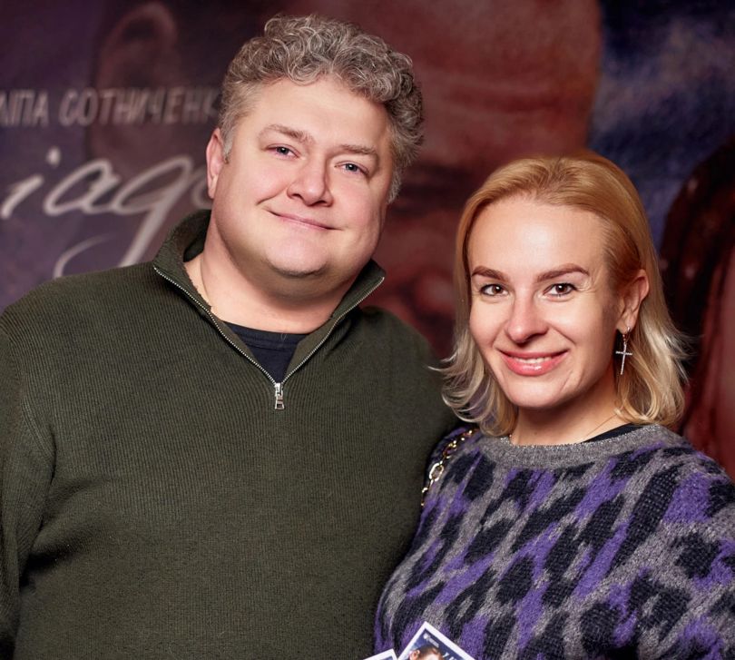 Назар Задніпровський і його дружина Ірина