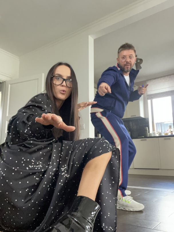 Александр Бережок и его жена