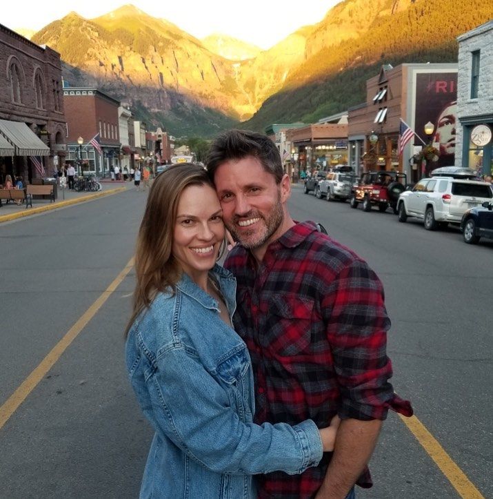 Хіларі Свонк і її чоловік Філіп Шнайдер