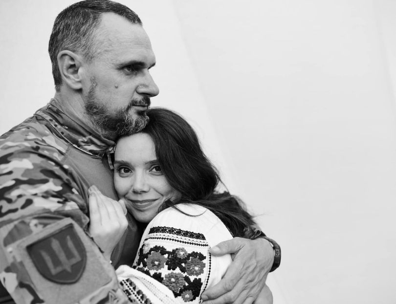 Олег Сенцов і його дружина Вероніка