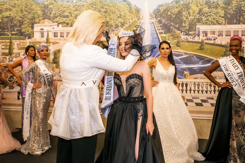 Дарія Кравець на конкурсі Woman of the Universe