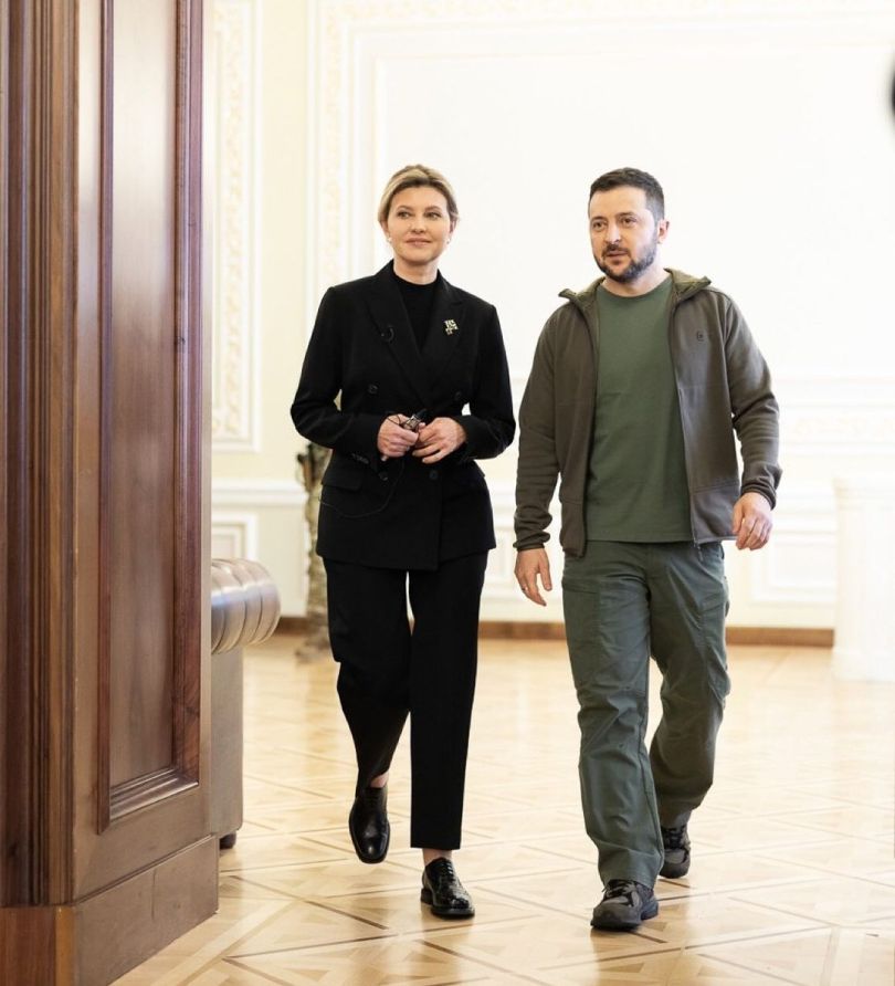 Володимир та Олена Зеленські