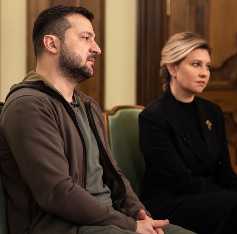 Володимир та Олена Зеленські