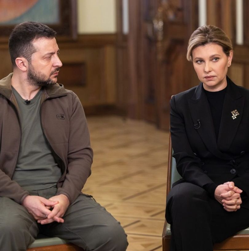 Володимир та Олена Зеленські