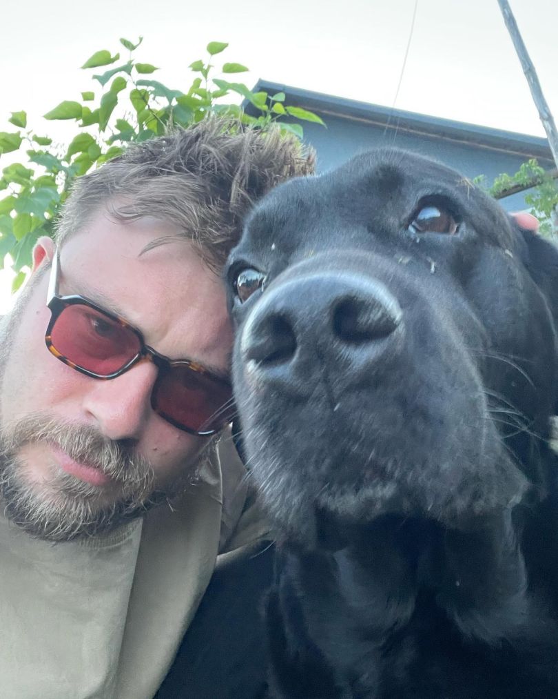 Єгор Гордєєв і собака