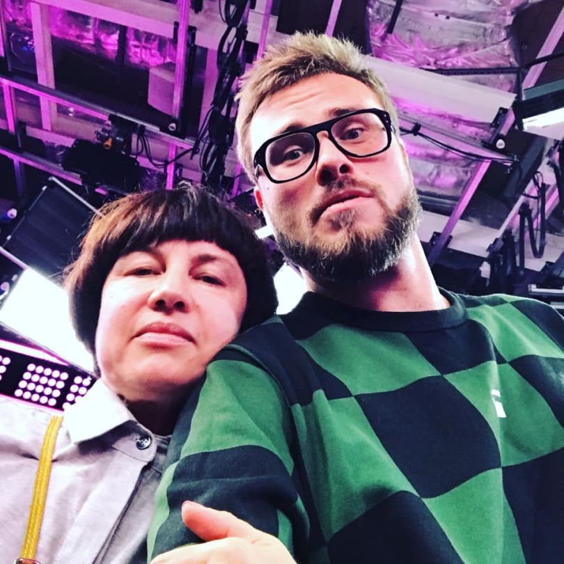 Єгор Гордєєв з мамою