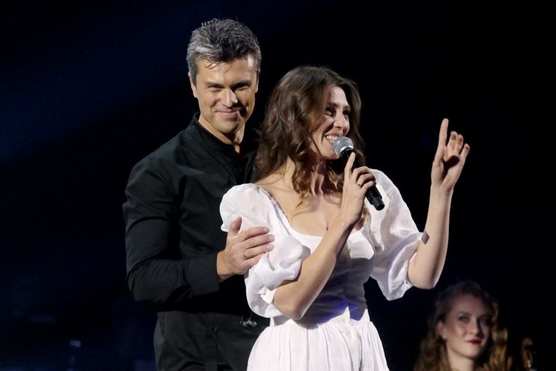 Євген Хмара і його дружина Одара