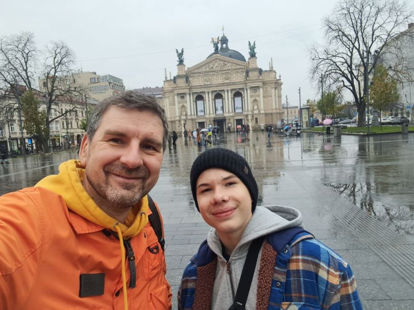 Вадим Карп&rsquo;як з сином