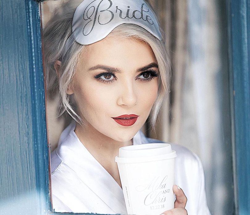 Міка Ньютон у день свого весілля