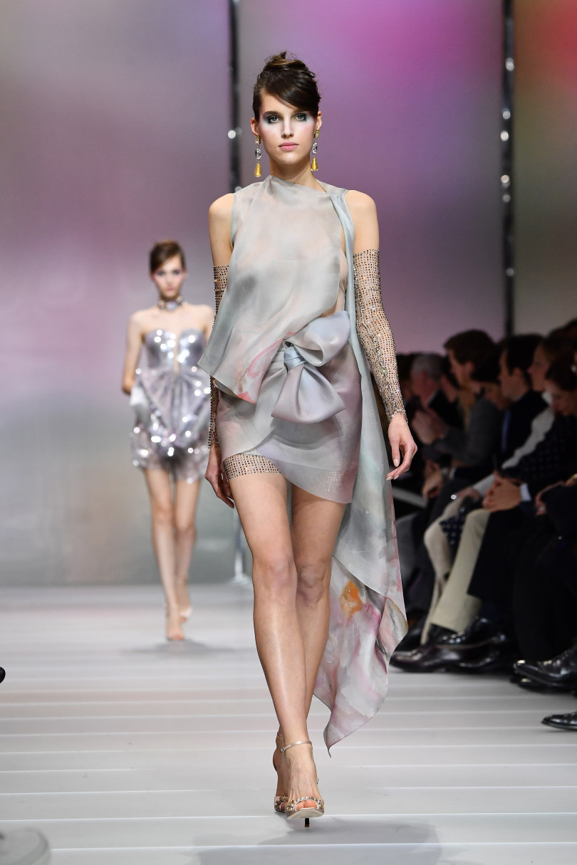 В Париже состоялся показ Armani Privé