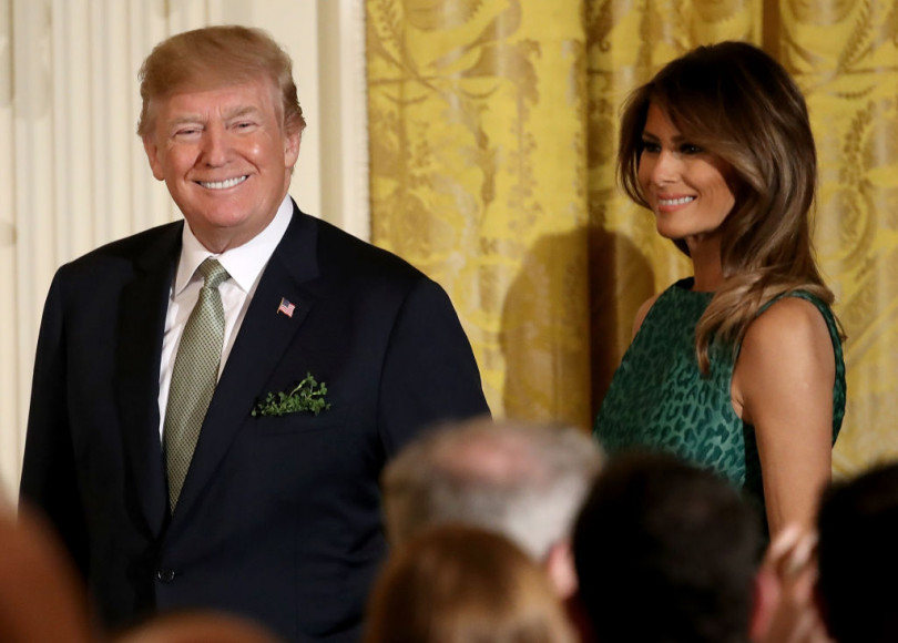 Мелания и Дональд Трамп
