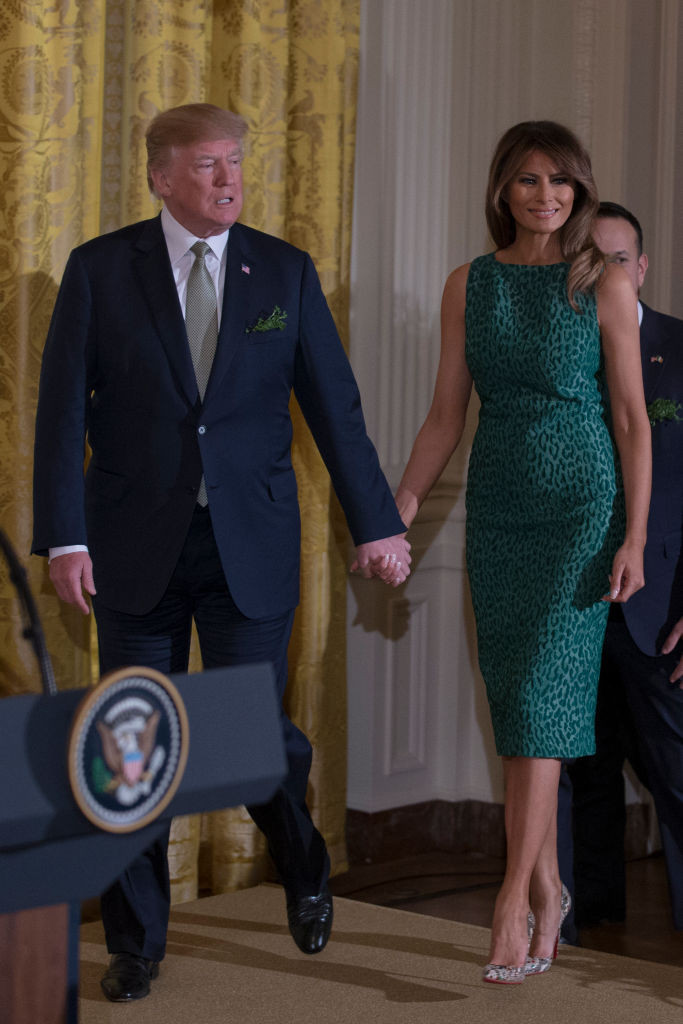Мелания и Дональд Трамп