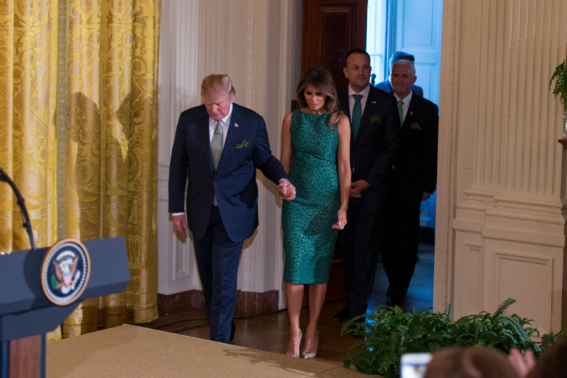 Мелания и Дональд Трамп