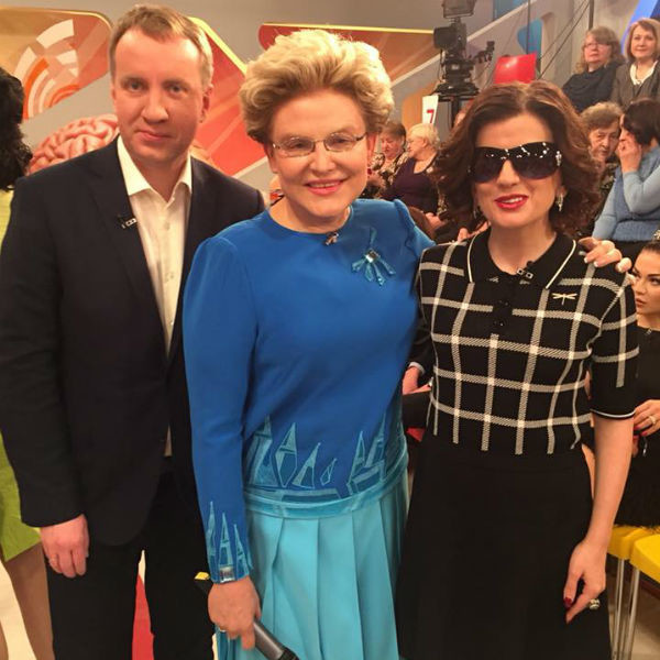 Диана Гурцкая на съемках