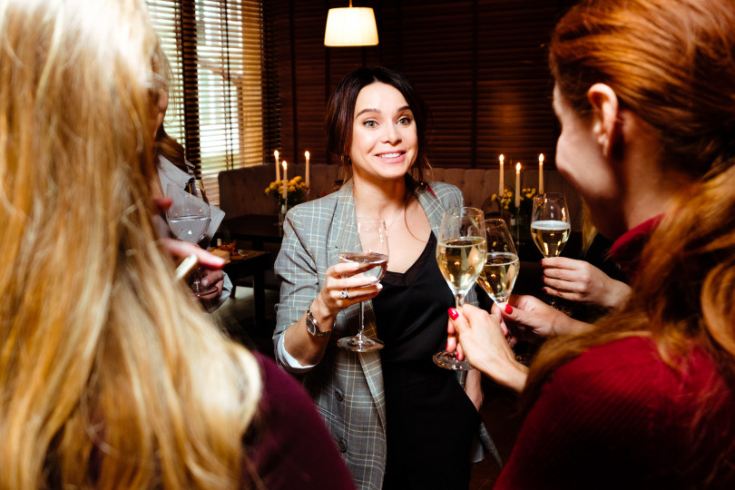 Лилия Подкопаева на вечеринке 