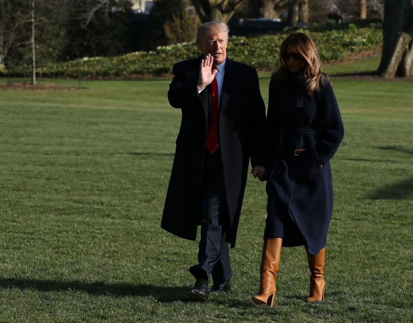 Дональд Трамп и Мелания Трамп