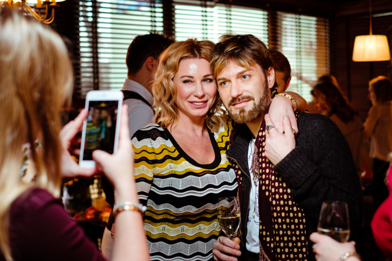 EL Кравчук на вечеринке Лилии Подкопаевой 