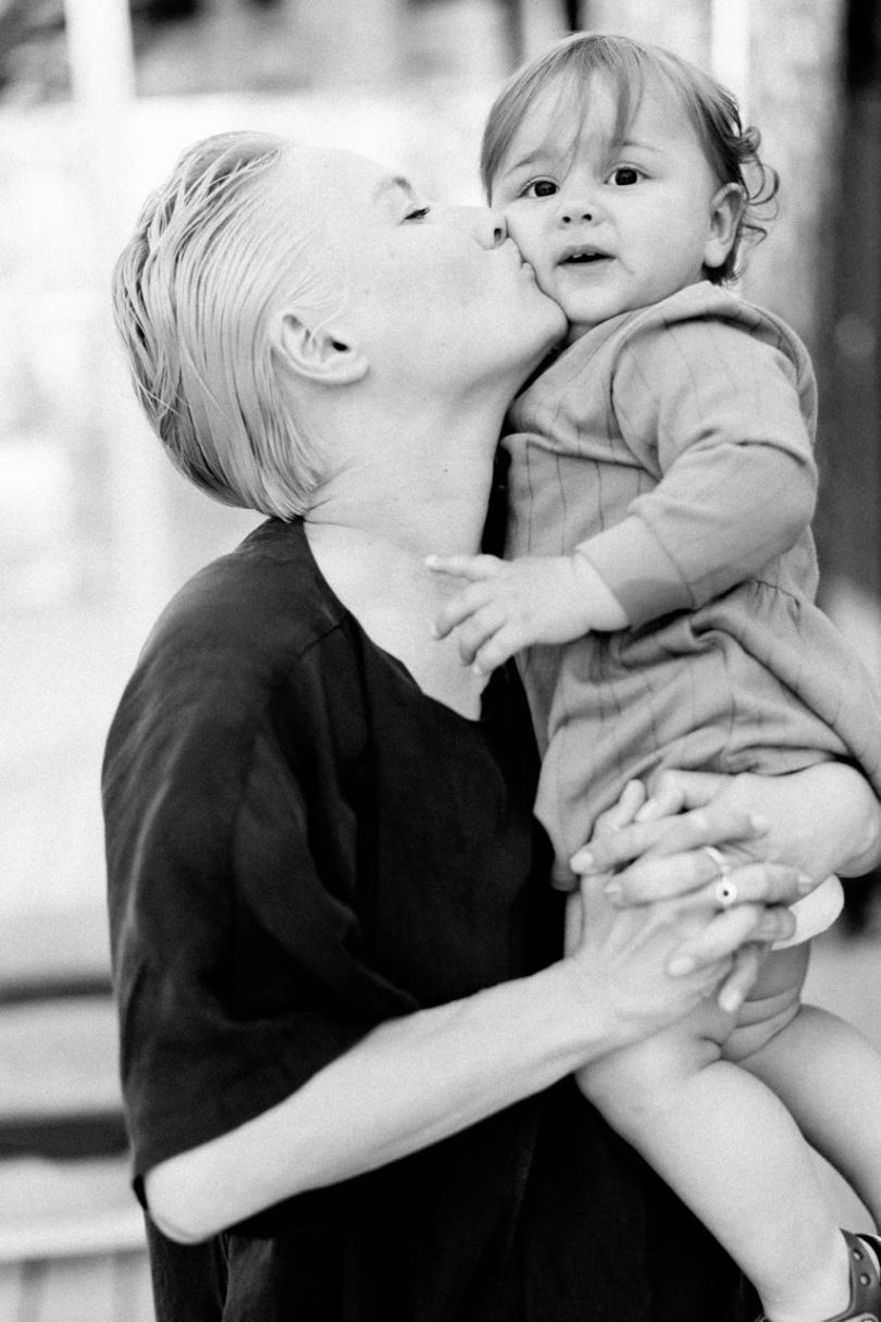 Наталія Гаріпова з дитиною