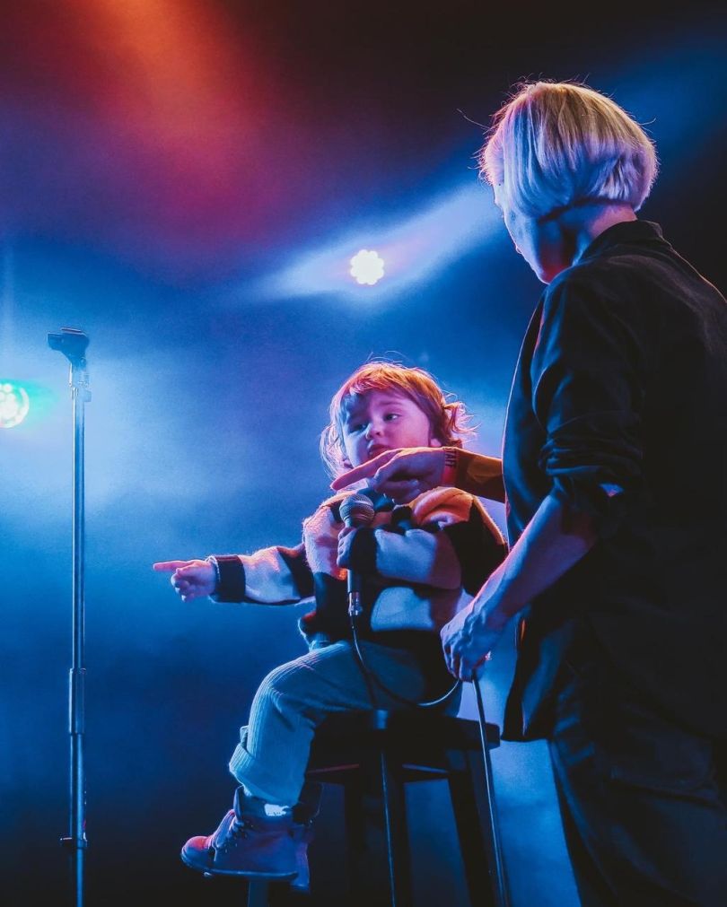 Наталія Гаріпова з дитиною