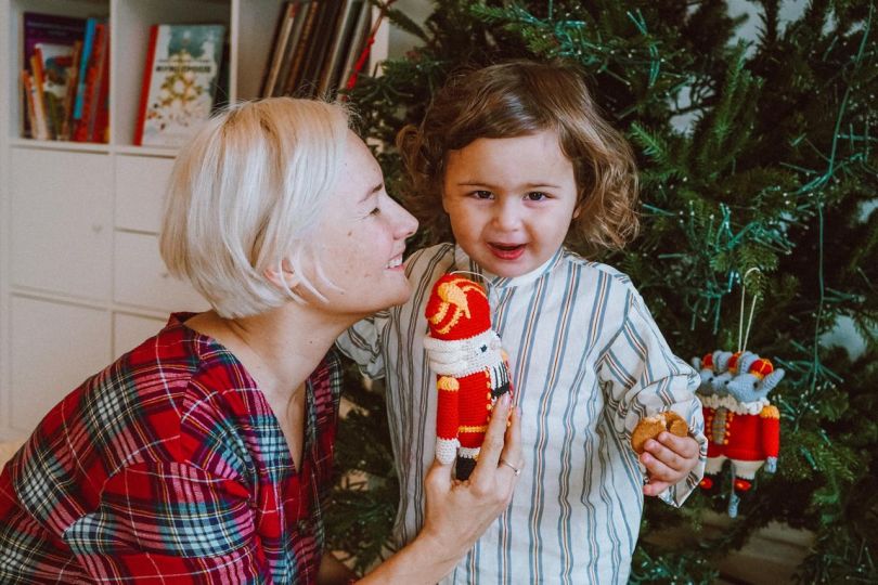 Наталія Гаріпова з дитиною