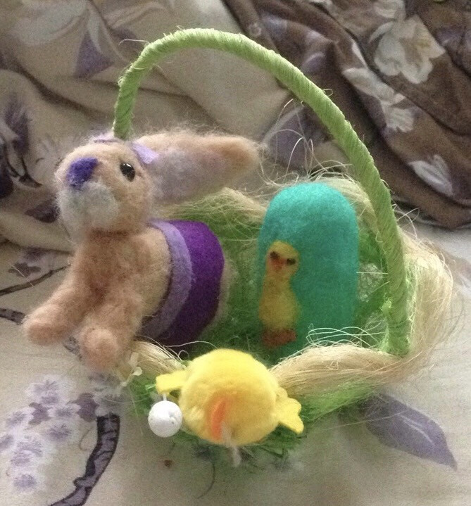 Дочь Лилии Ребрик сделала декор пасхальной корзины на Пасху-2018