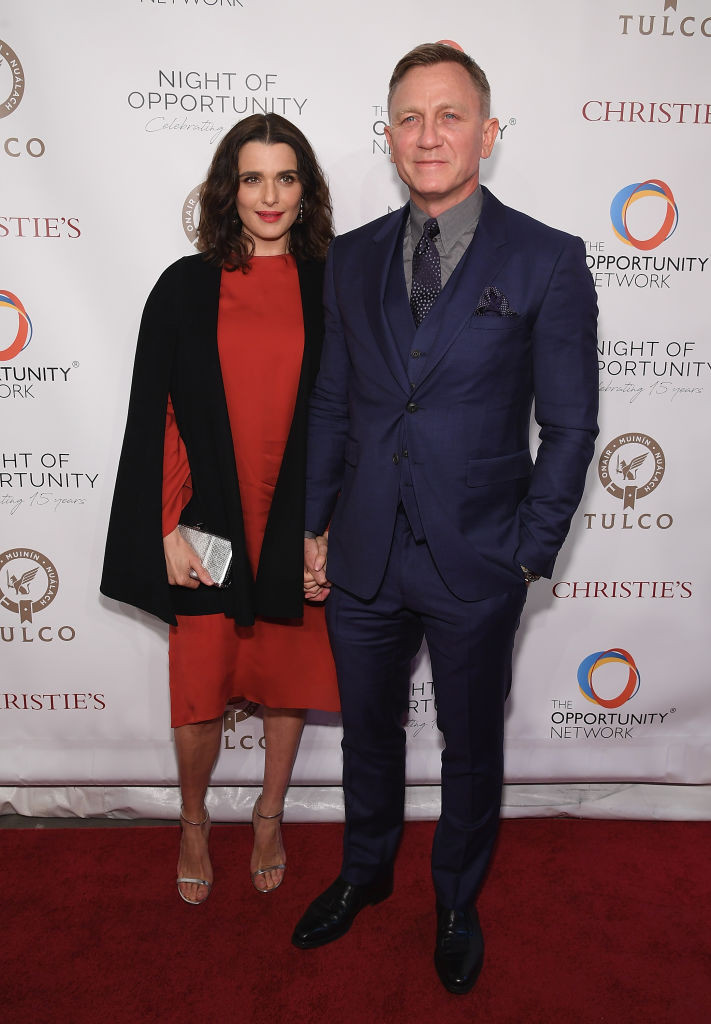 50-летний Дэниел Крейг и 48-летняя Рэйчел Вайс