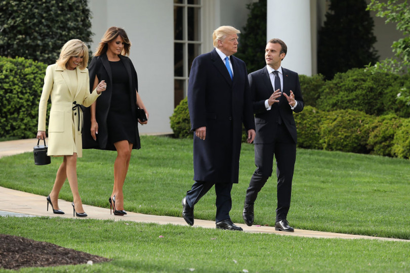 Стиль Мелании Трамп и Бриджит Макрон