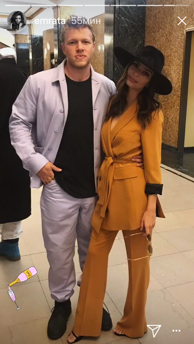 Эмили Ратаковски с мужем