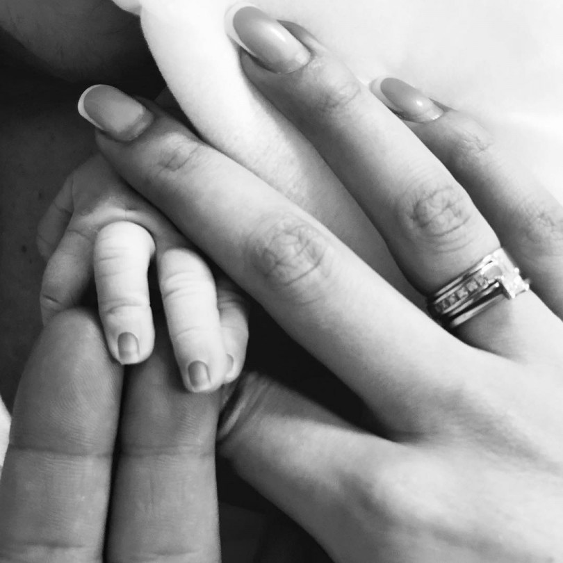 Лилия Ребрик родила дочь