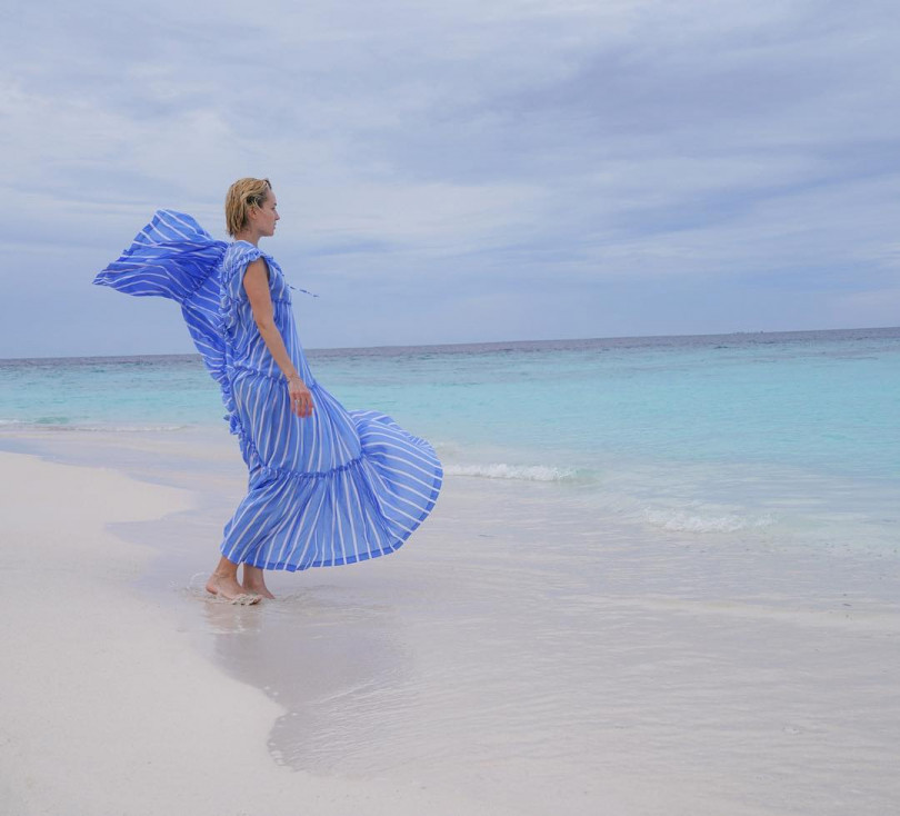 Полина Гагарина на Мальдивах