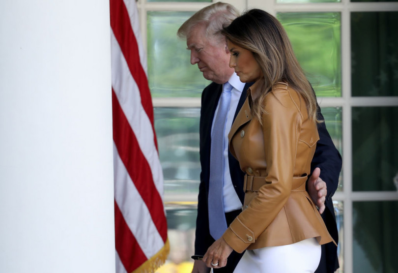 Мелания и Дональд Трамп