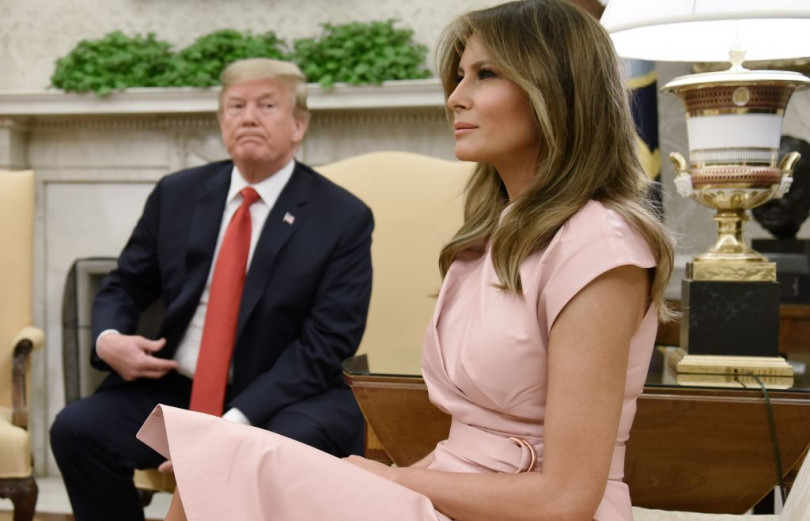 Мелания и Дональд Трамп