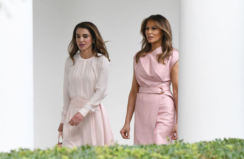 Мелания Трамп и королева Рания