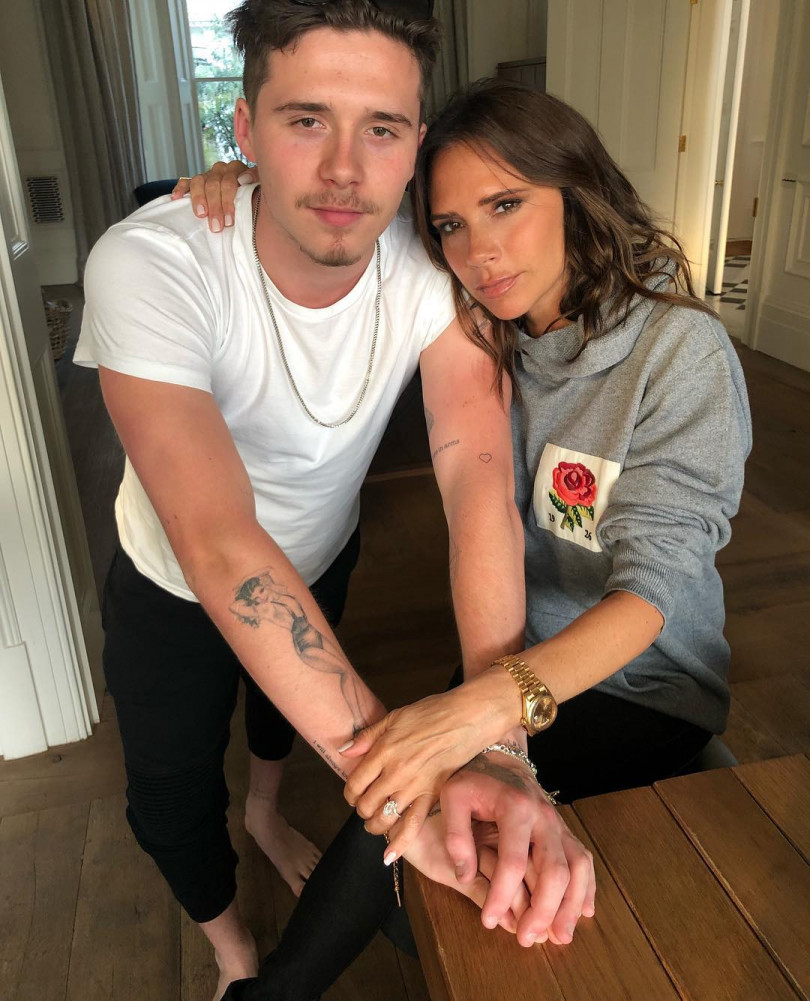 Виктория и Бруклин Бекхэм