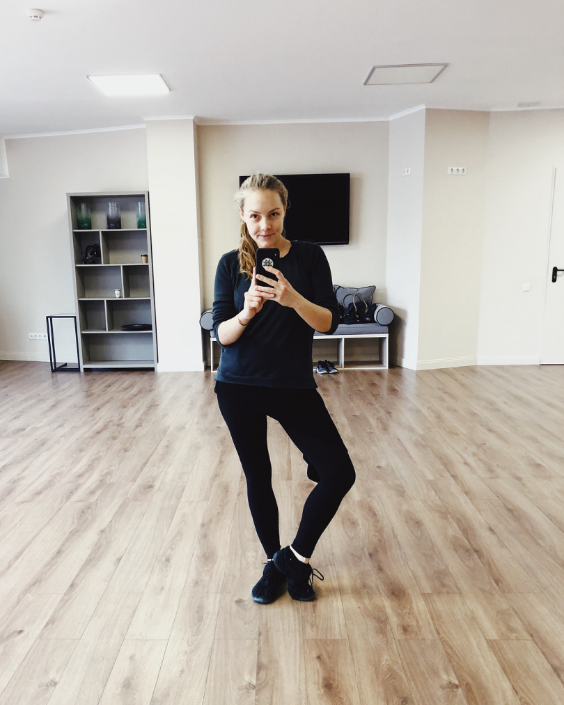 Молодая мама Алена Шоптенко показала фигуру после родов