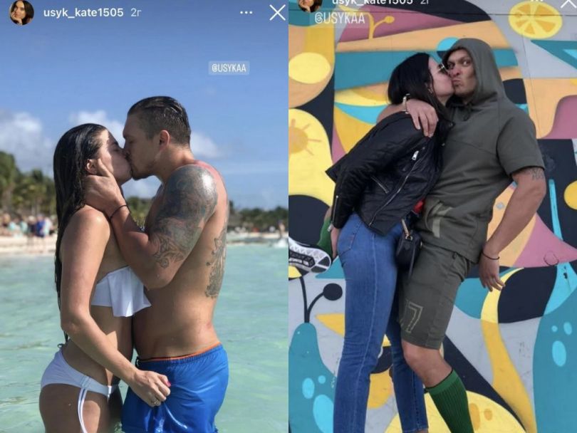 Олександр Усик і його дружина Катерина