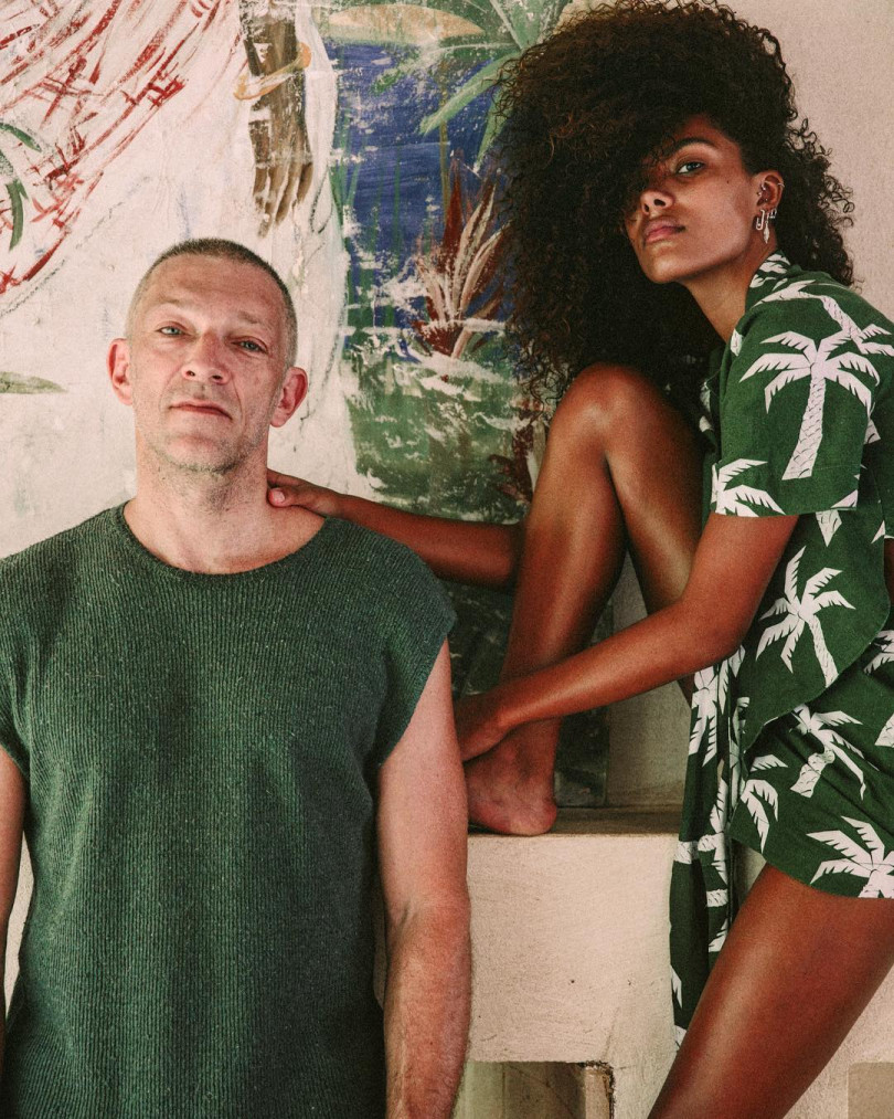 Венсан Кассель с возлюбленной