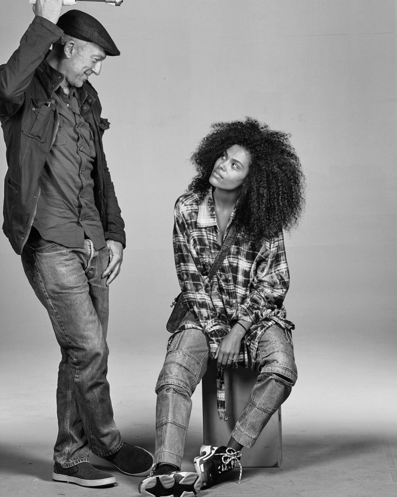 Венсан Кассель и Тина Кунаки