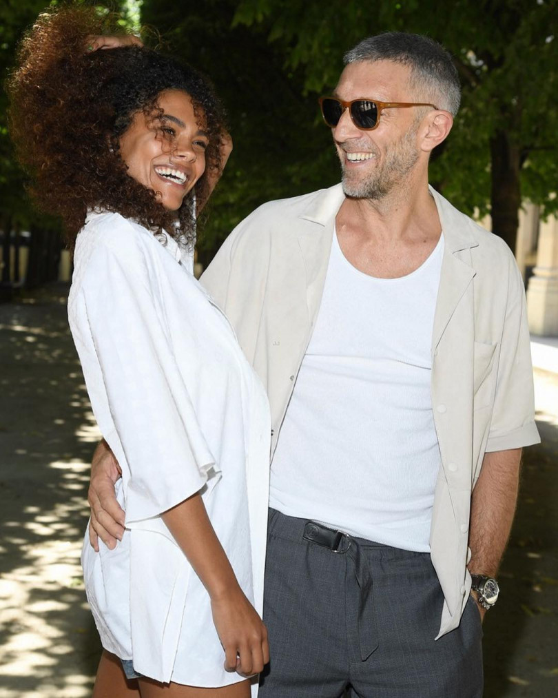 Венсан Кассель и Тина Кунаки