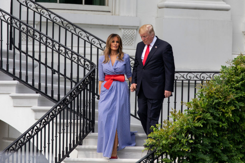 Мелания и Дональд Трамп