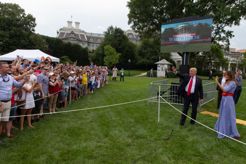 День независимости США в Белом доме